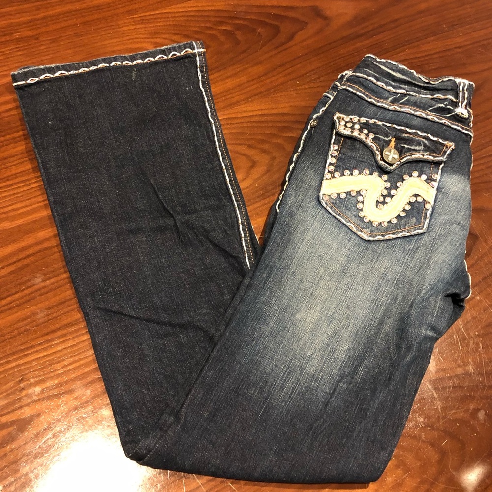 Laguna Beach Stitched Bootcut Denim Jeans